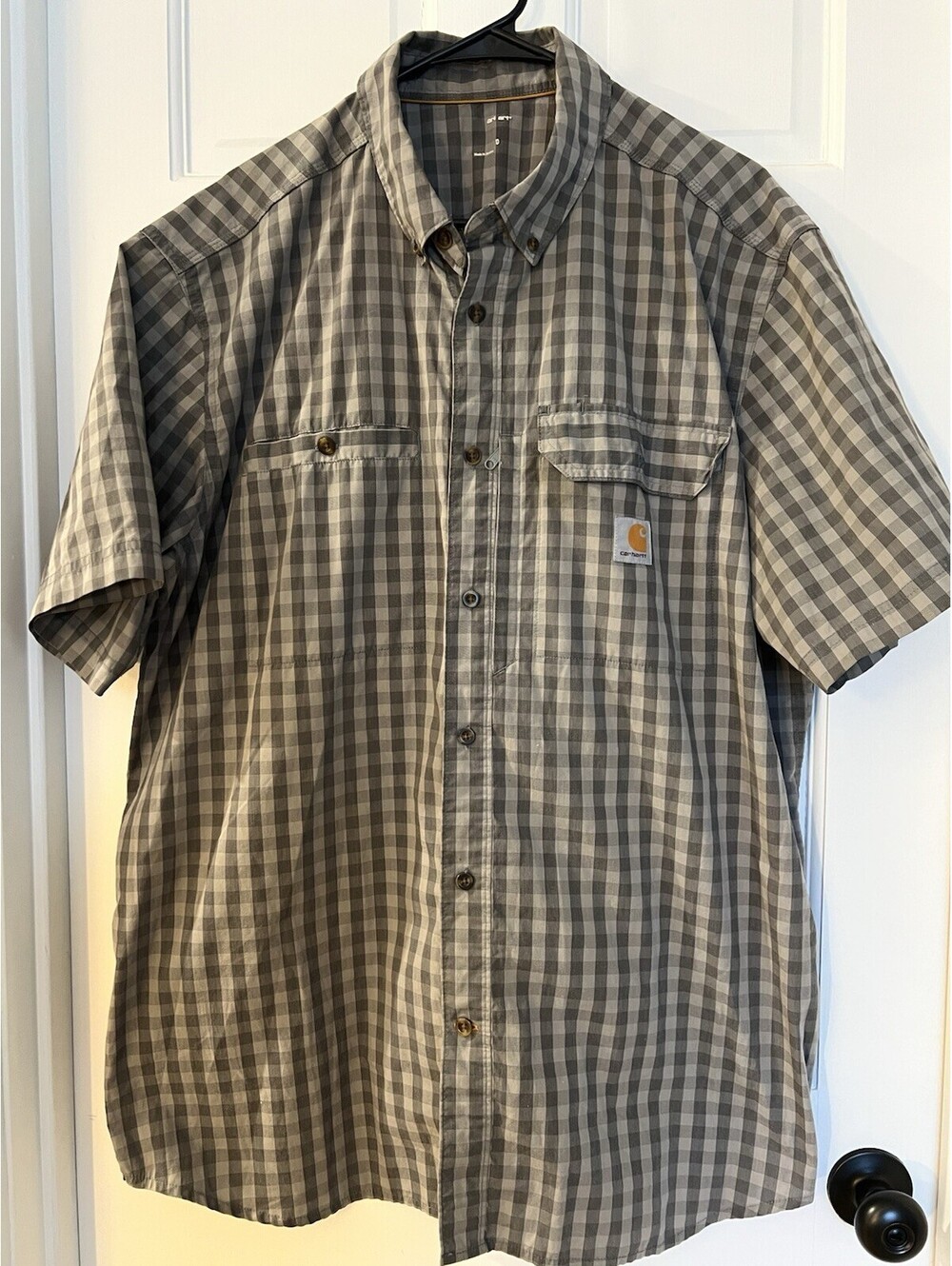 Carhartt Short Sleeve Button Shirt Size XL Men’s